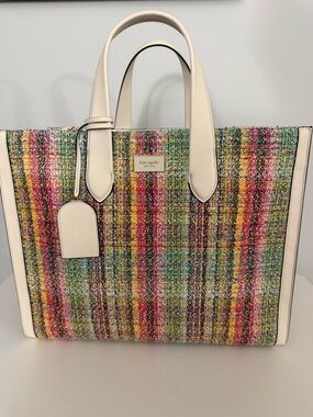 Kate Spade Manhattan Tweed Large Tote